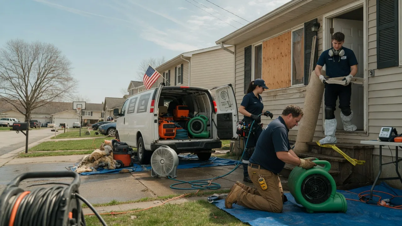 Water Damage Restoration in Pocahontas, IL near me